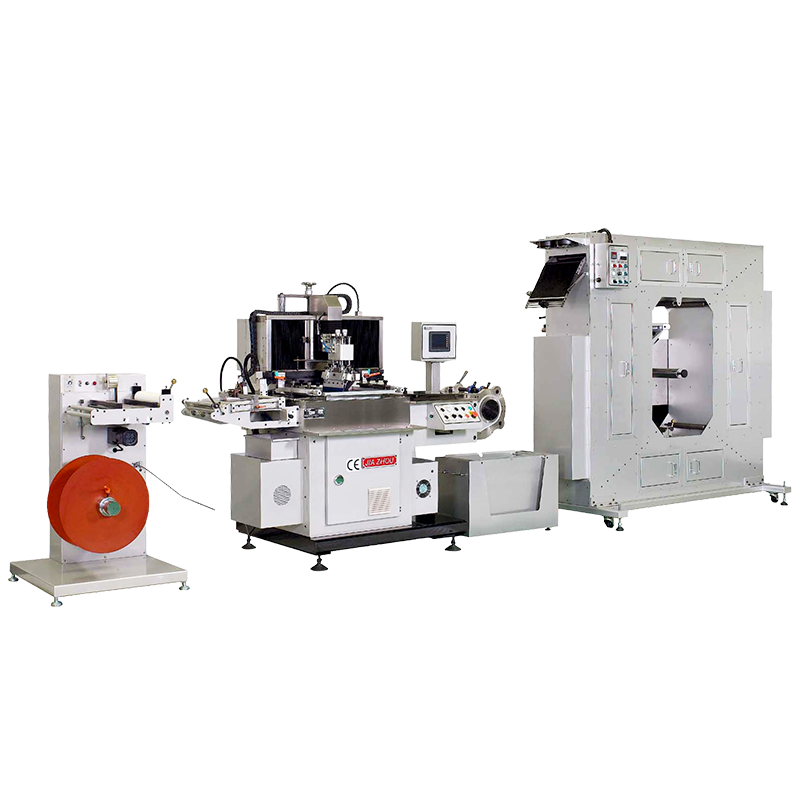 CS-3010CNC Automatic 1-Color Roll to Roll Silk Screen Printing Machine