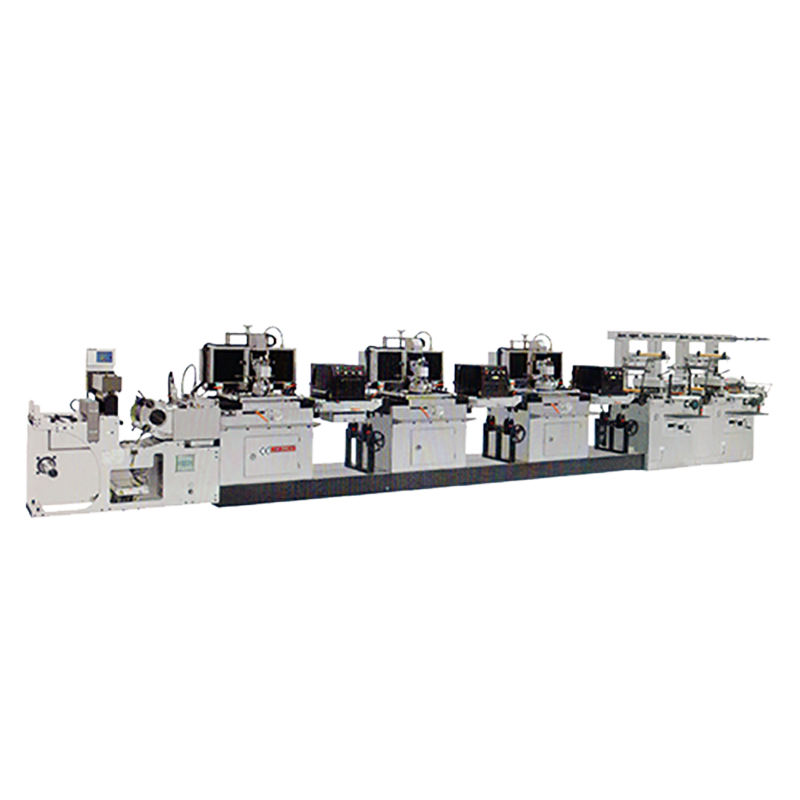 CS-3030DC-II Automatic 3-Color Dual Head Roll to Roll Silk Screen Printing Machine